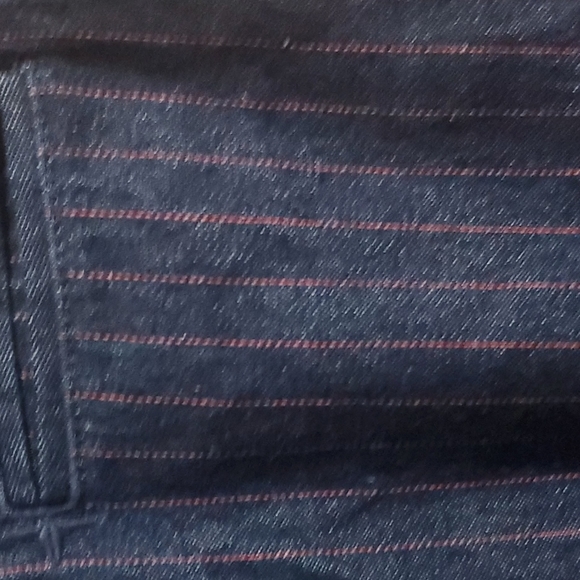 Lauren Jeans Company Pinstriped Jeans Size 2 - Picture 3 of 7